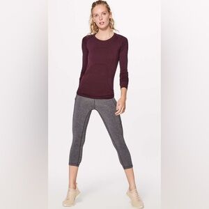Lululemon Swiftly Tech Long Sleeve Crew
Garnet / Garnet